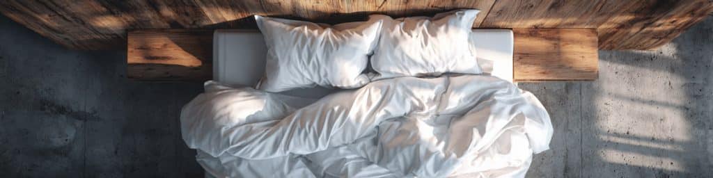 Morgenmüdigkeit im Winter aufgrund von Milben in der Matratze 